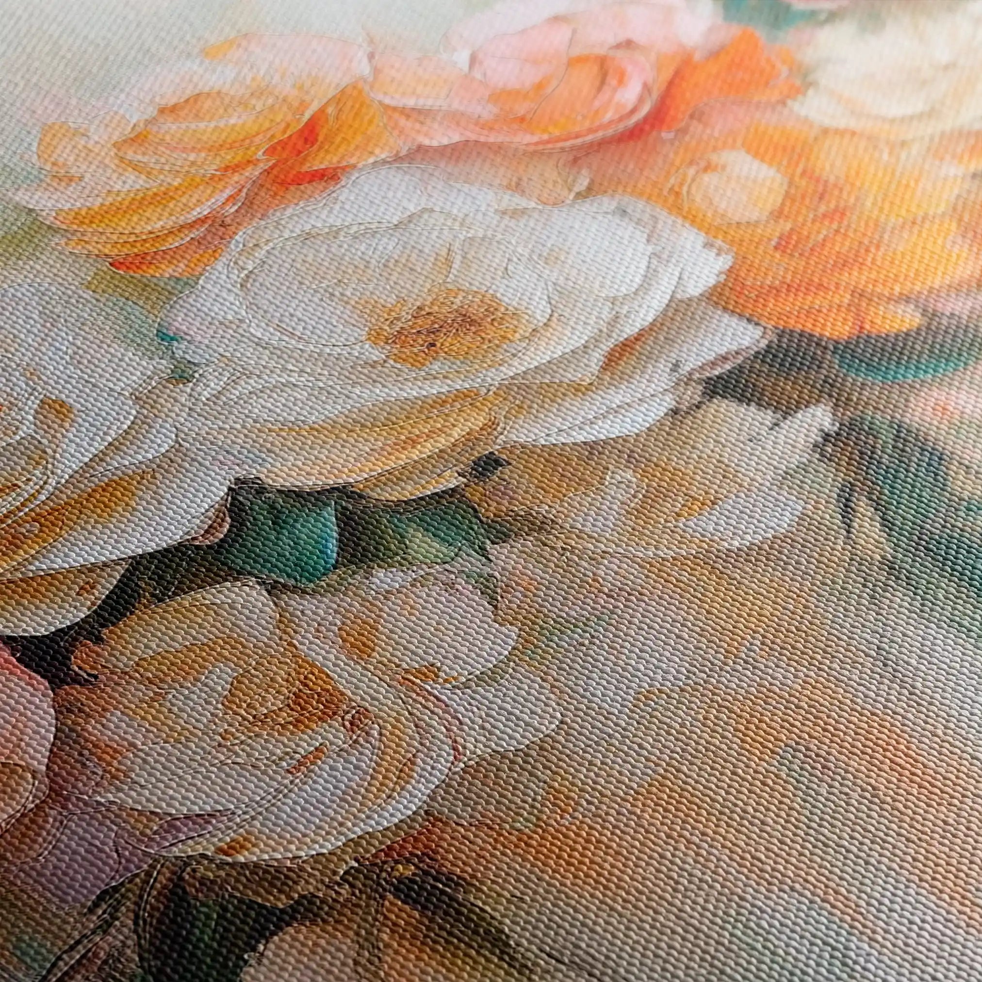 Floral Canvas Wall Art WAD1056-F 90 x 60 cm / Stretched on hidden frame