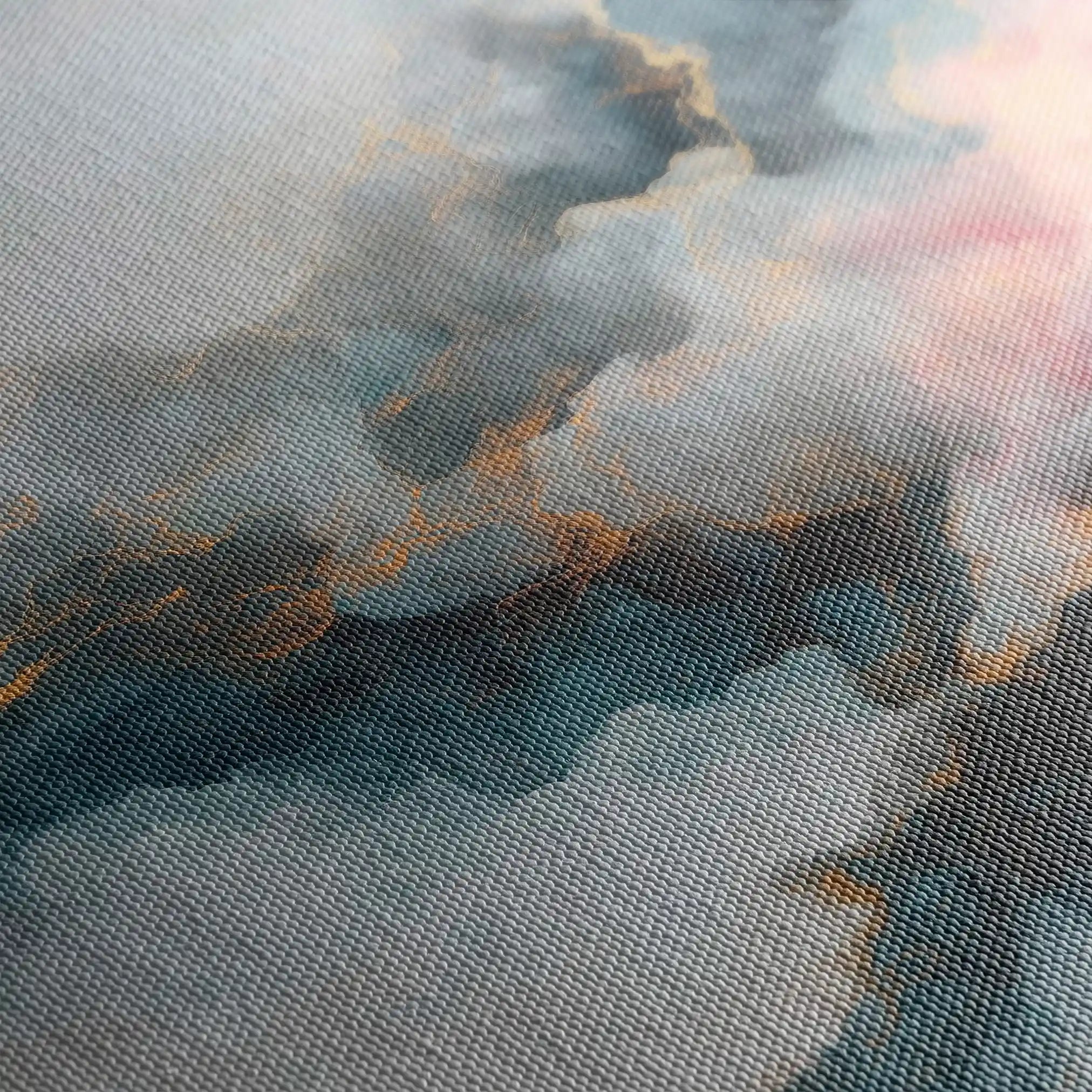 Abstract 1057 Canvas Art 60 x 60 cm / Stretched on hidden frame