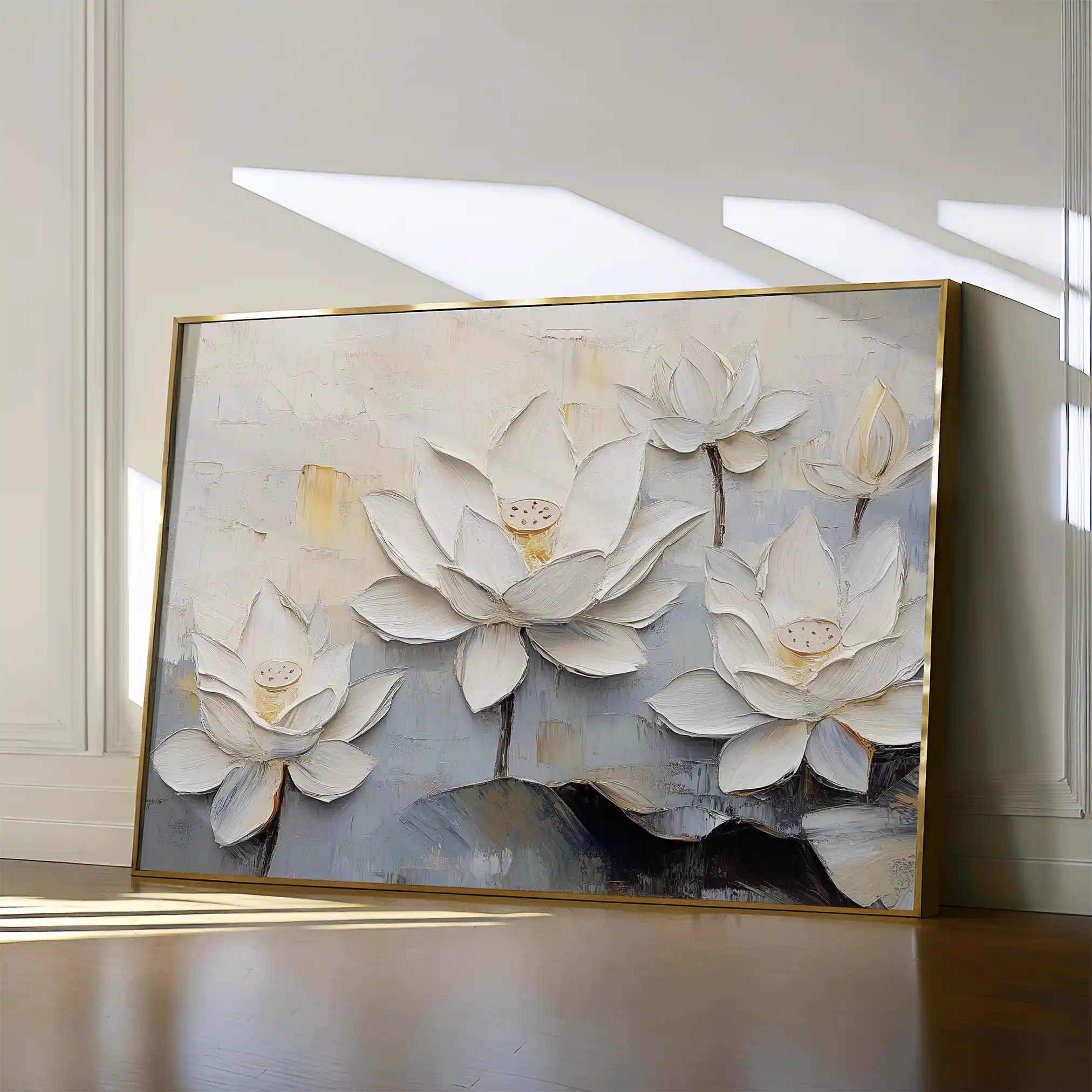 Floral Canvas Wall Art WAD1057-F 90 x 60 cm / Stretched on hidden frame