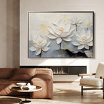 Floral Canvas Wall Art WAD1057-F 90 x 60 cm / Stretched on hidden frame