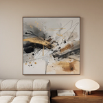 Abstract 1058 Canvas Art 60 x 60 cm / Stretched on hidden frame