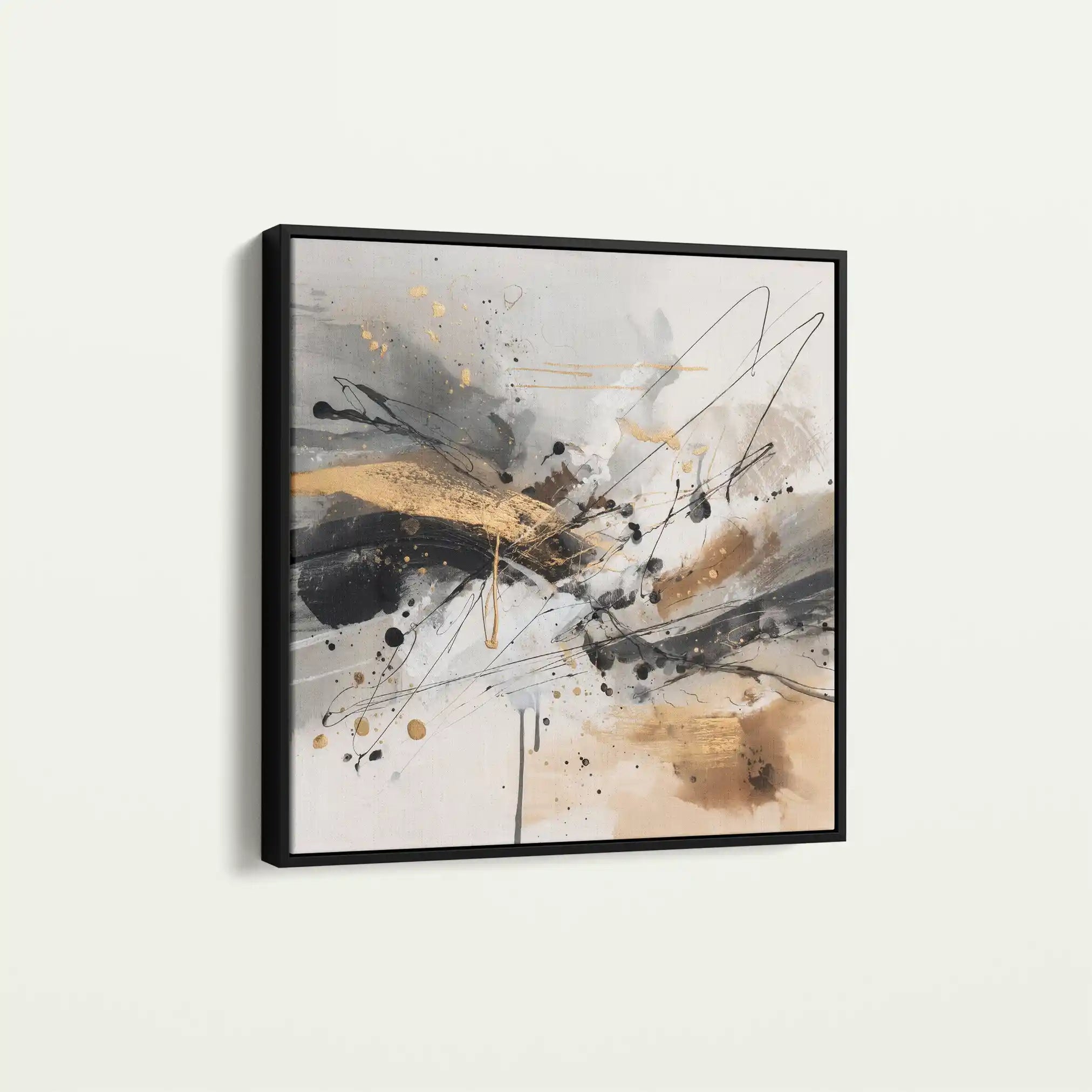 Abstract 1058 Canvas Art 60 x 60 cm / Stretched on hidden frame
