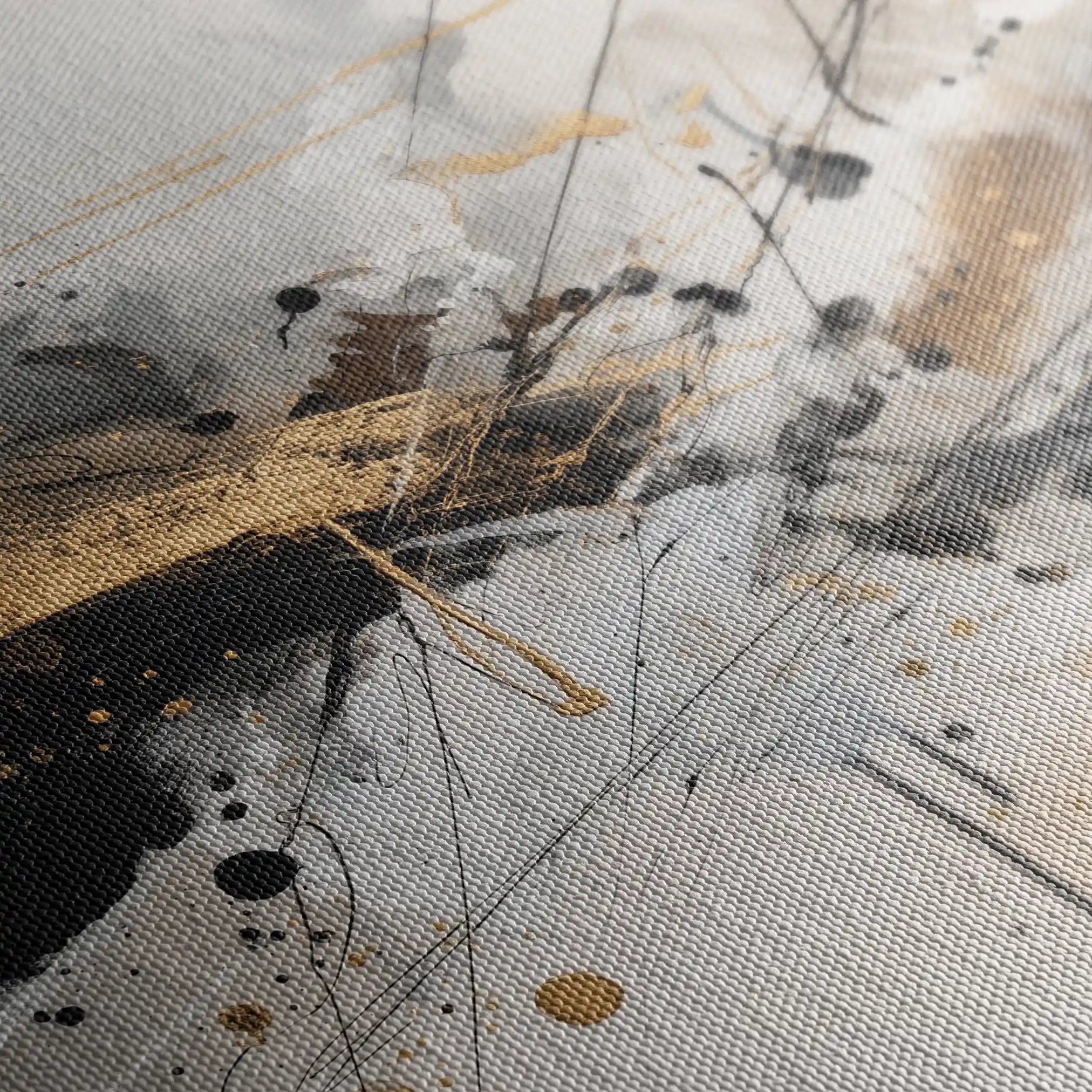 Abstract 1058 Canvas Art 60 x 60 cm / Stretched on hidden frame