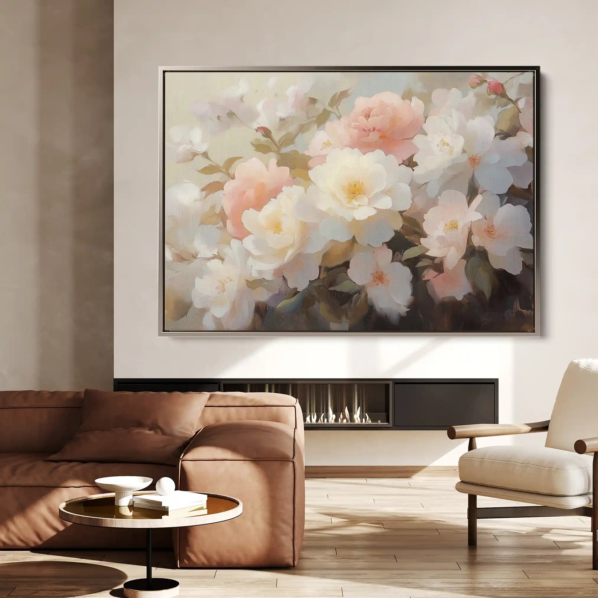 Floral Canvas Wall Art WAD1058-F 90 x 60 cm / Stretched on hidden frame