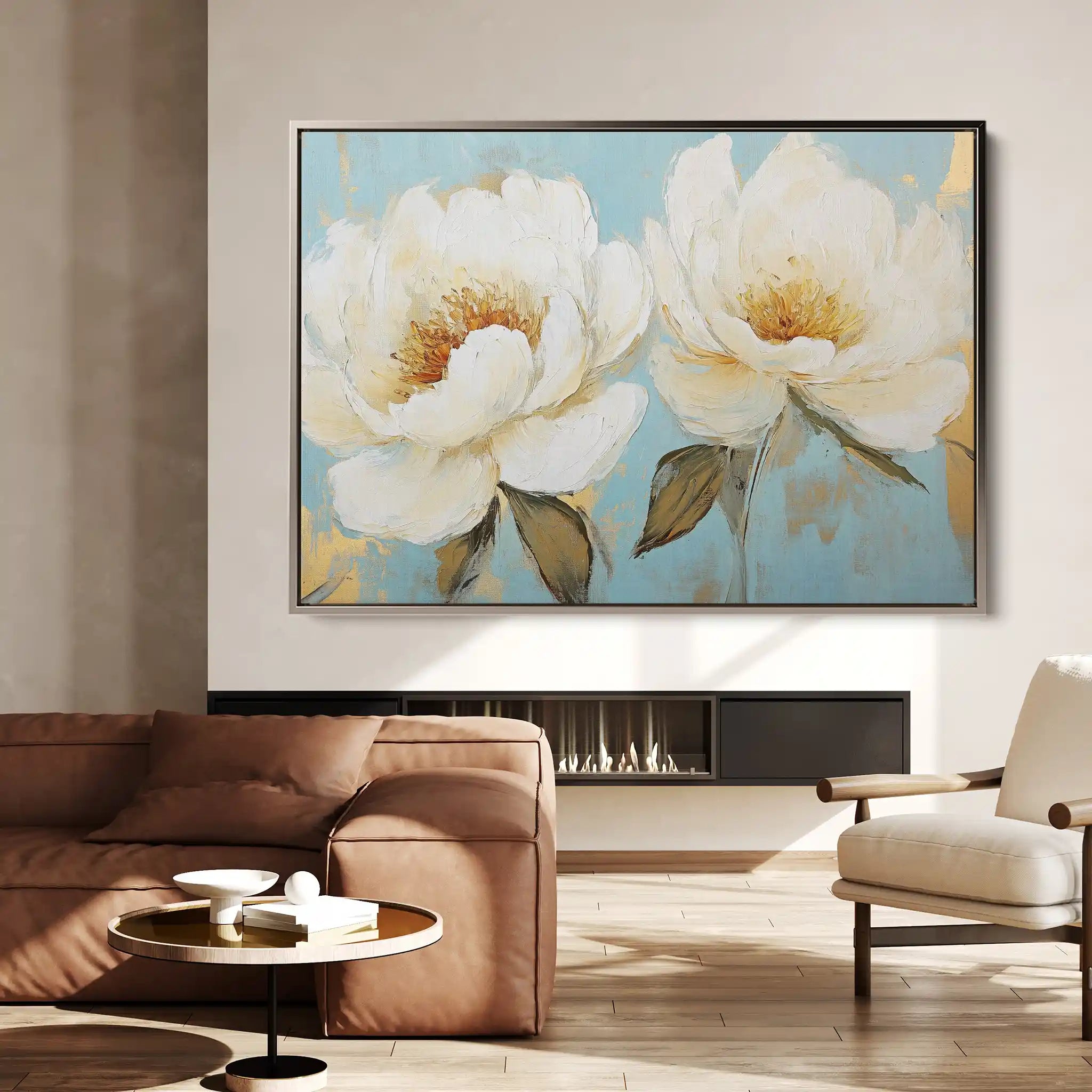Floral Canvas Wall Art WAD1059-F 90 x 60 cm / Stretched on hidden frame