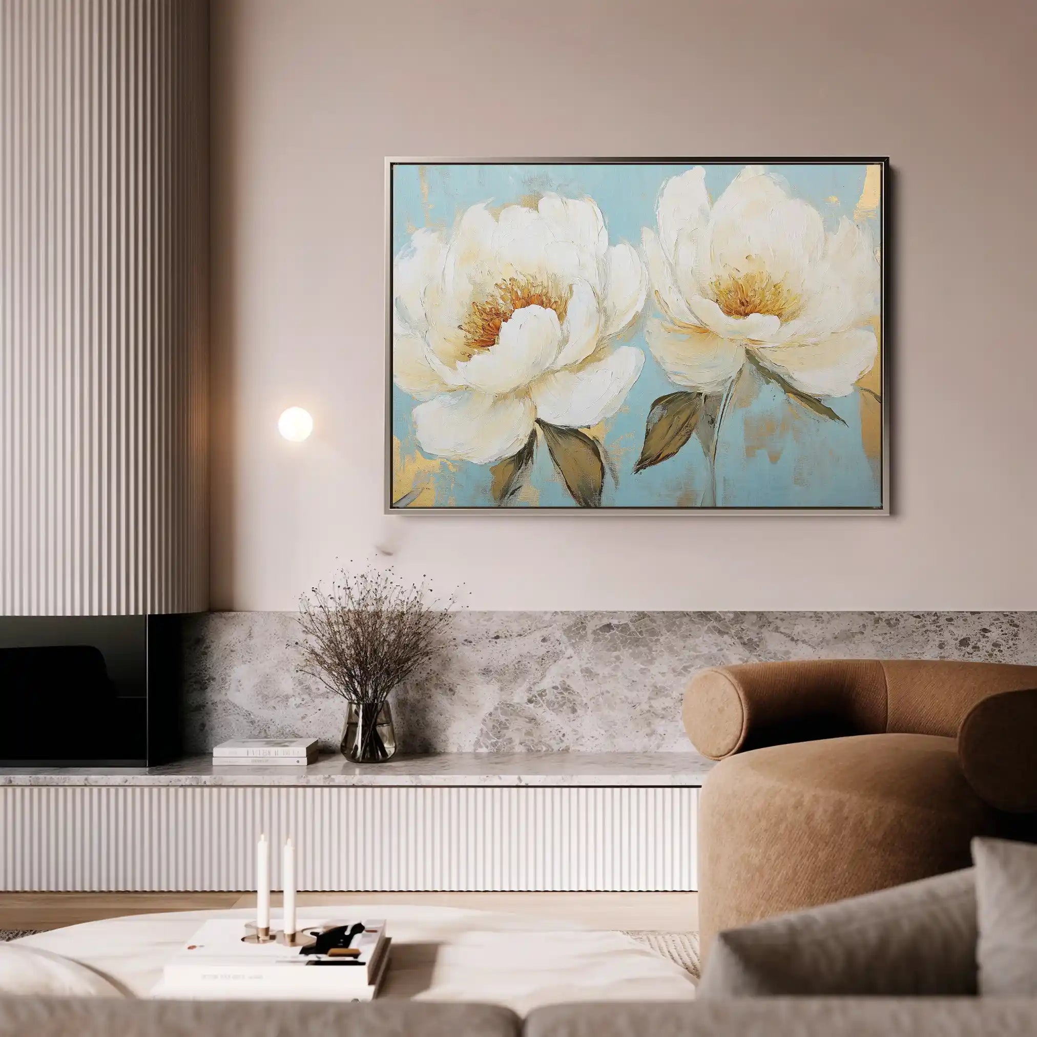 Floral Canvas Wall Art WAD1059-F 90 x 60 cm / Stretched on hidden frame
