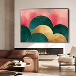 Boho 106 Canvas Art 90 x 60 cm / Stretched on hidden frame