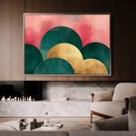 Boho 106 Canvas Art 90 x 60 cm / Stretched on hidden frame