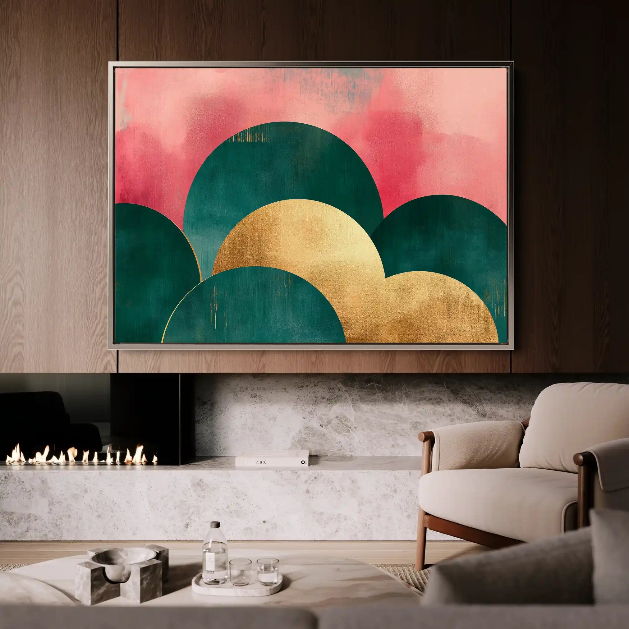 Boho 106 Canvas Art 90 x 60 cm / Stretched on hidden frame