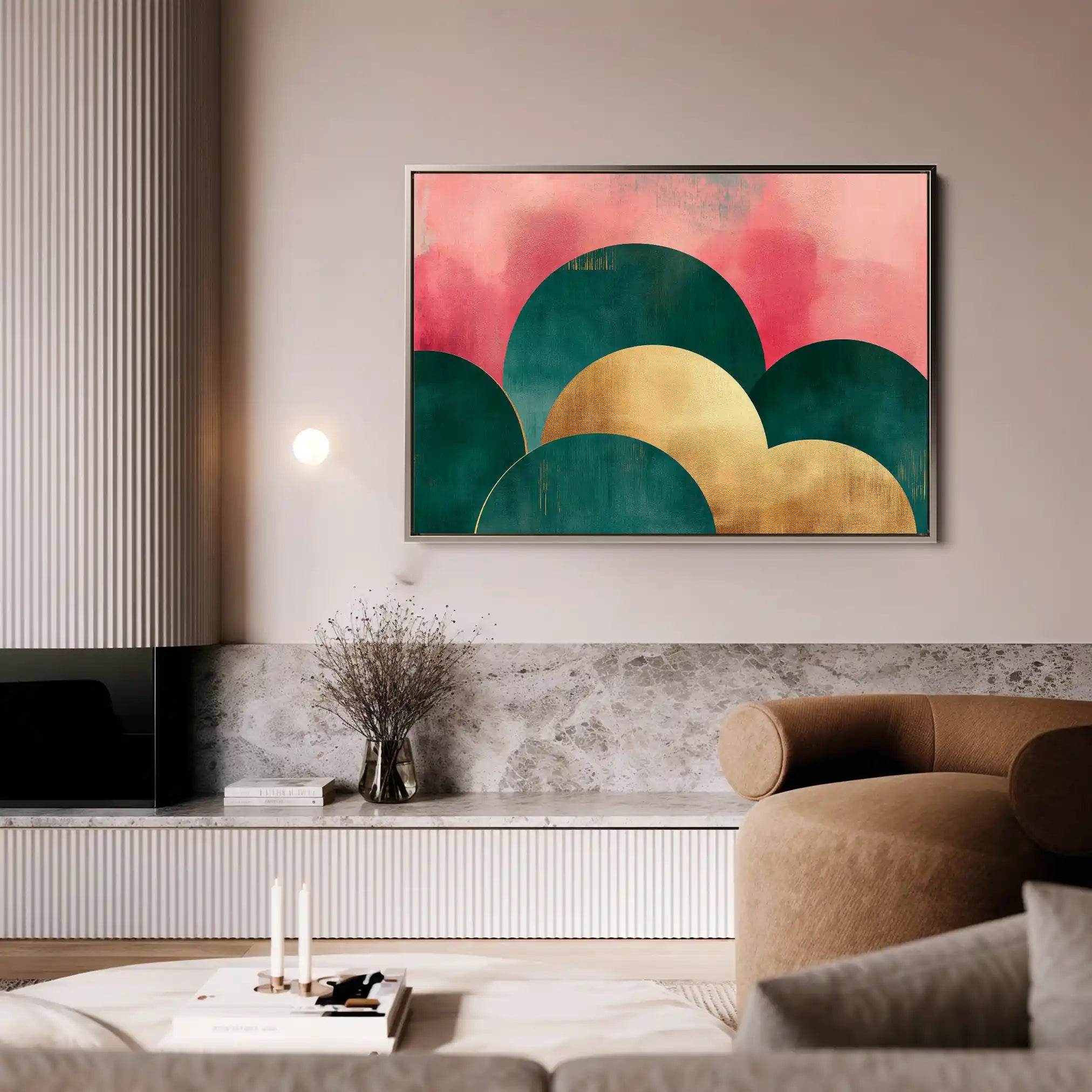 Boho 106 Canvas Art 90 x 60 cm / Stretched on hidden frame