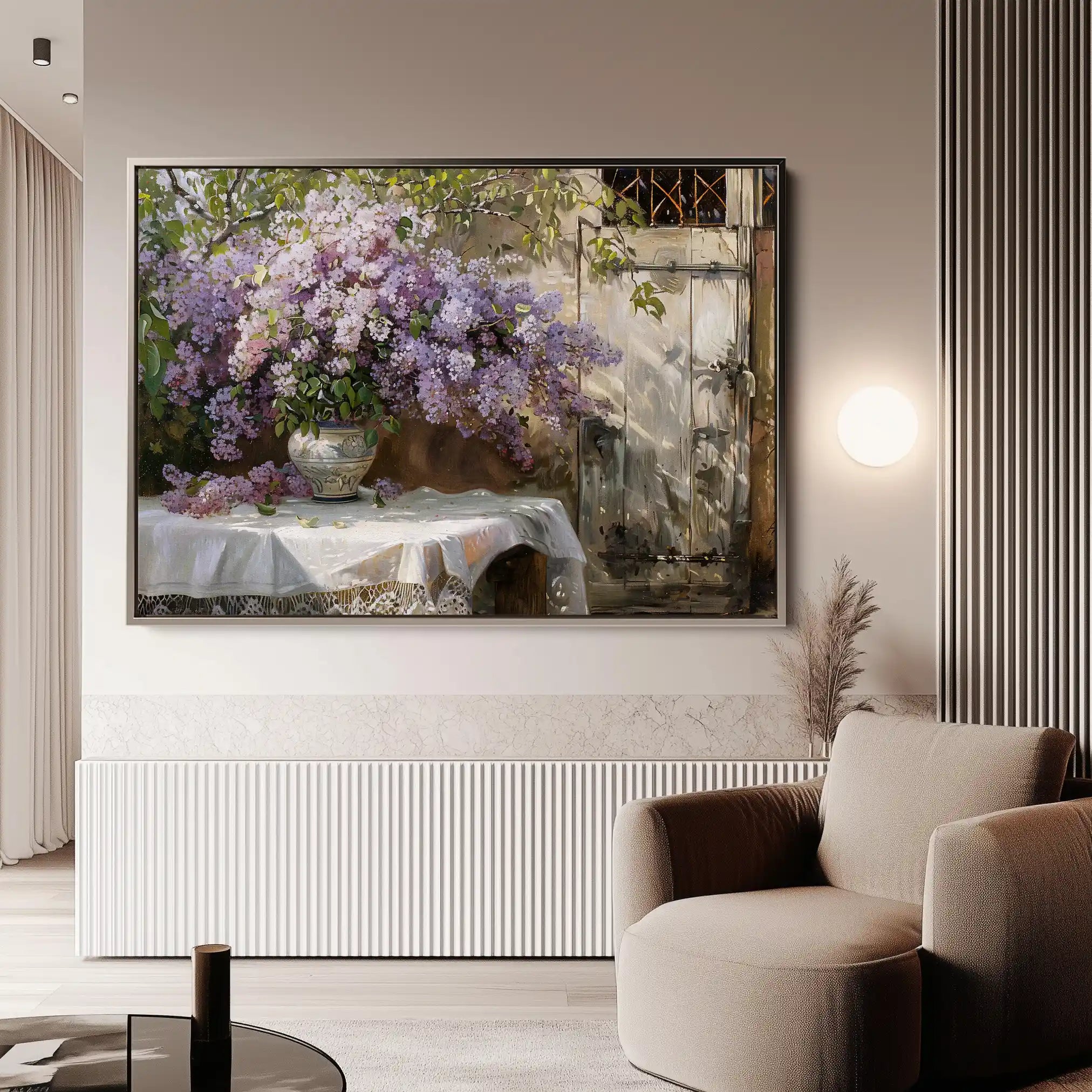 Floral Canvas Wall Art WAD106-F 90 x 60 cm / Stretched on hidden frame