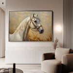 Horses 106 Canvas Art 90 x 60 cm / Stretched on hidden frame