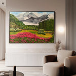 Landscape 106 Canvas Art 90 x 60 cm / Stretched on hidden frame