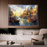 Orientalist 106 Canvas Art 90 x 60 cm / Stretched on hidden frame
