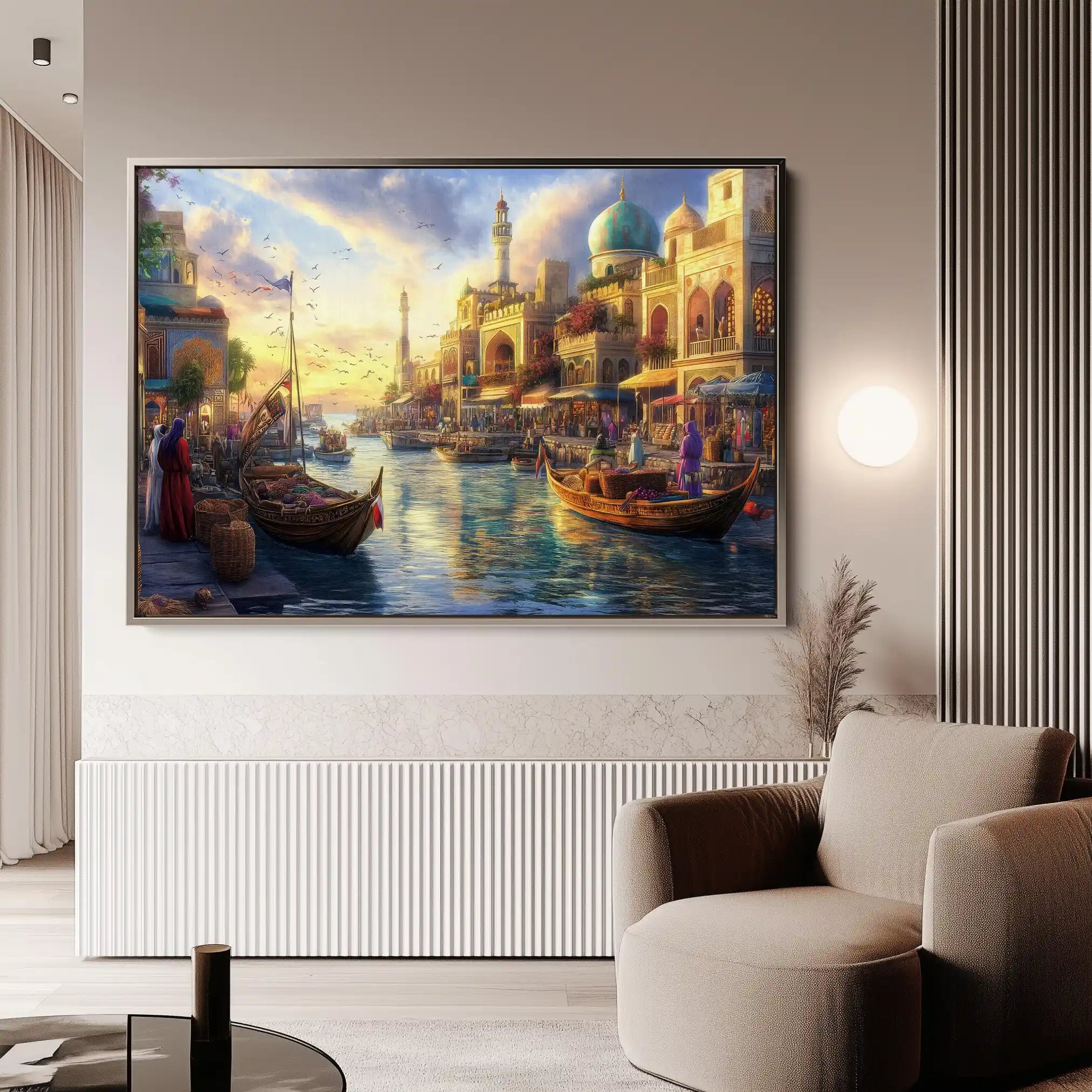 Orientalist 106 Canvas Art 90 x 60 cm / Stretched on hidden frame