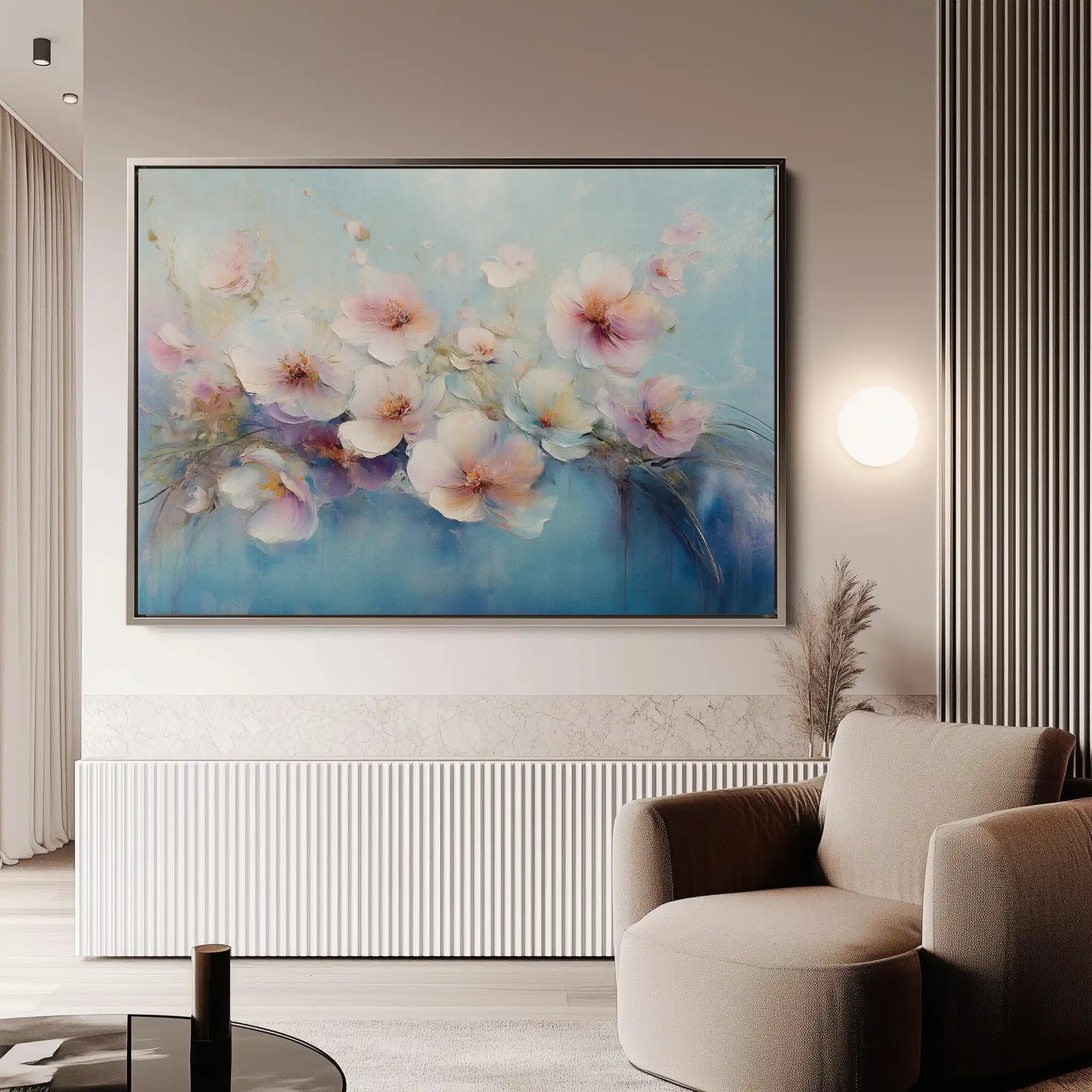 Floral Canvas Wall Art WAD1060-F 90 x 60 cm / Stretched on hidden frame