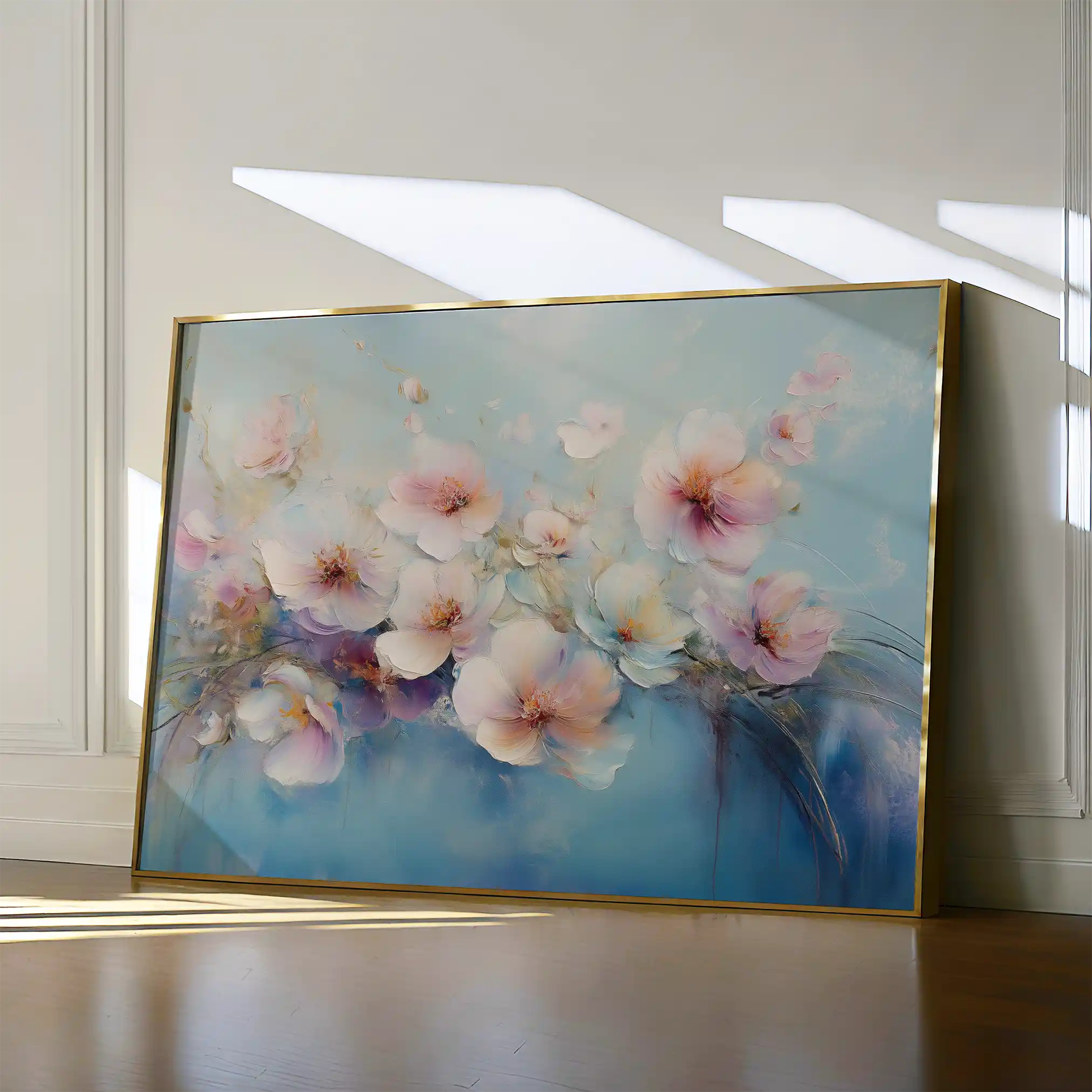 Floral Canvas Wall Art WAD1060-F 90 x 60 cm / Stretched on hidden frame