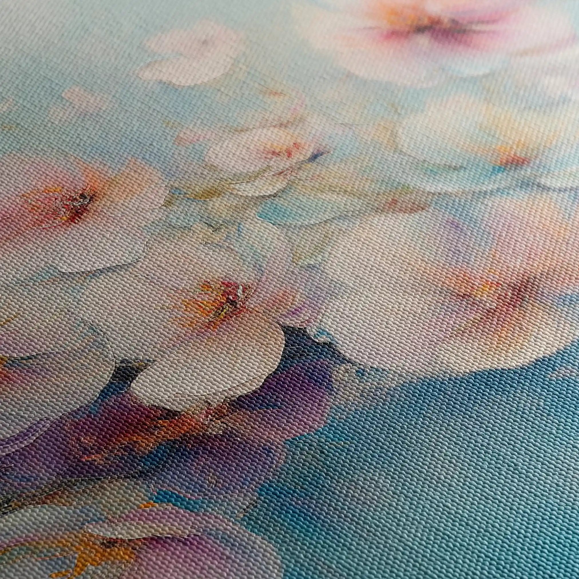 Floral Canvas Wall Art WAD1060-F 90 x 60 cm / Stretched on hidden frame