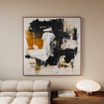 Abstract 1061 Canvas Art 60 x 60 cm / Stretched on hidden frame