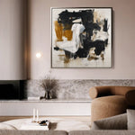 Abstract 1061 Canvas Art 60 x 60 cm / Stretched on hidden frame