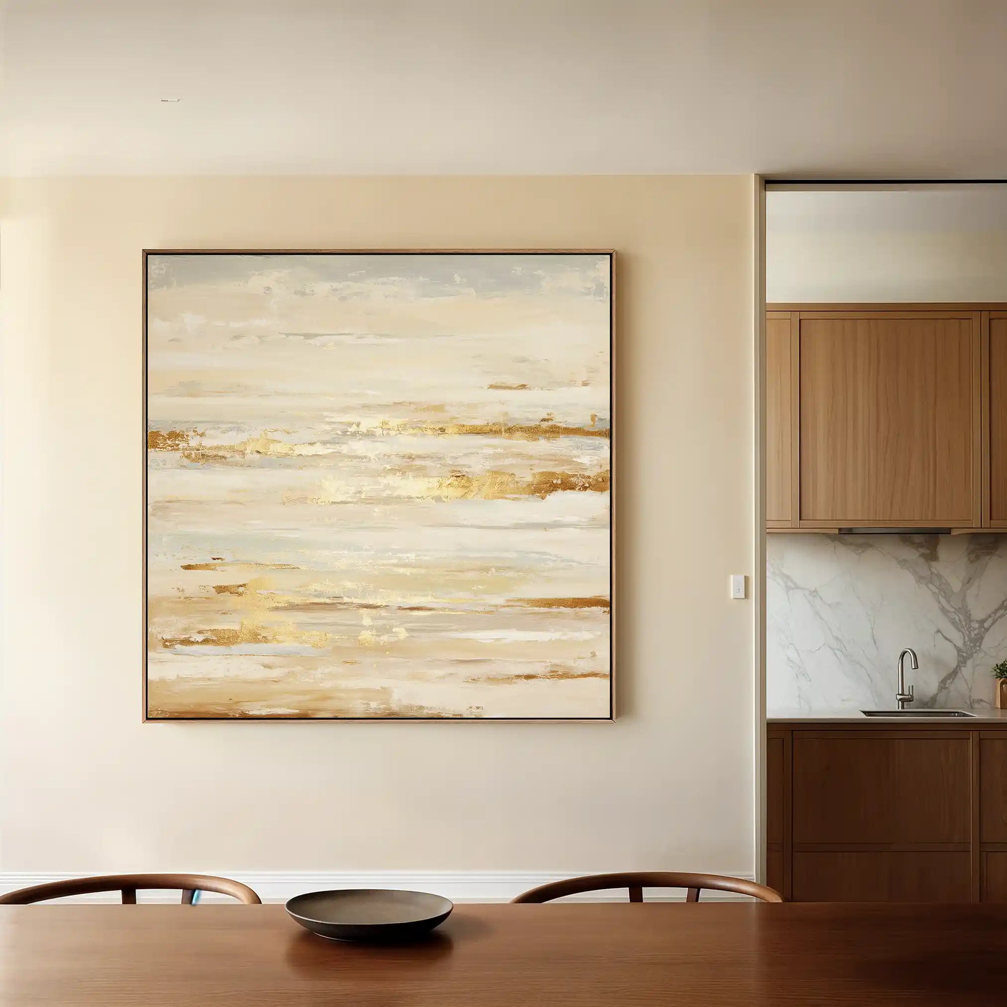 Abstract 1062 Canvas Art 60 x 60 cm / Stretched on hidden frame