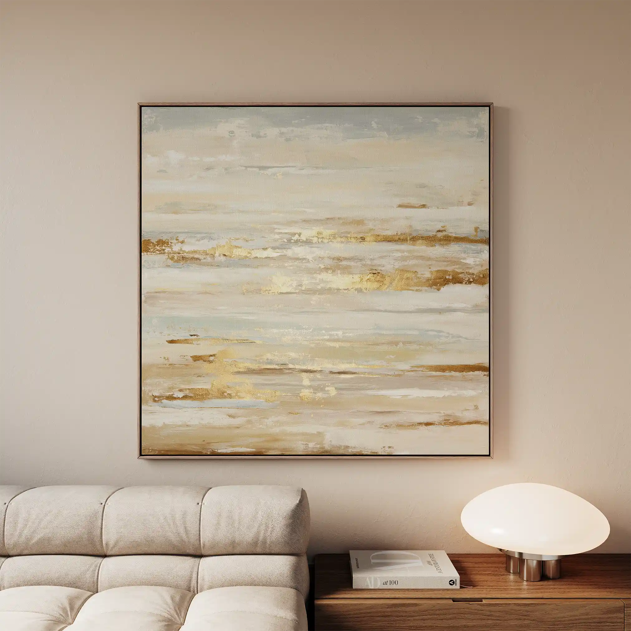 Abstract 1062 Canvas Art 60 x 60 cm / Stretched on hidden frame