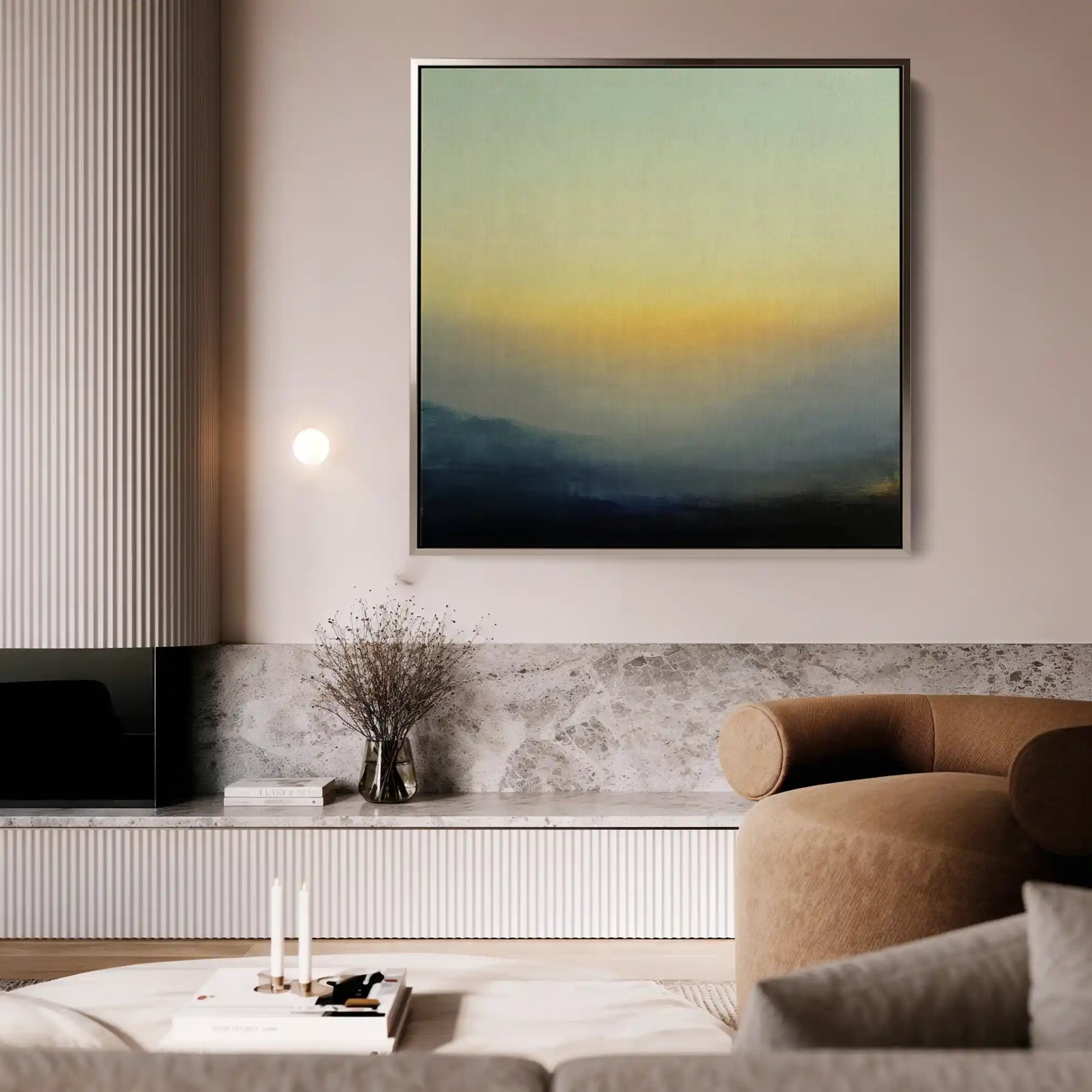 Abstract 1063 Canvas Art 60 x 60 cm / Stretched on hidden frame