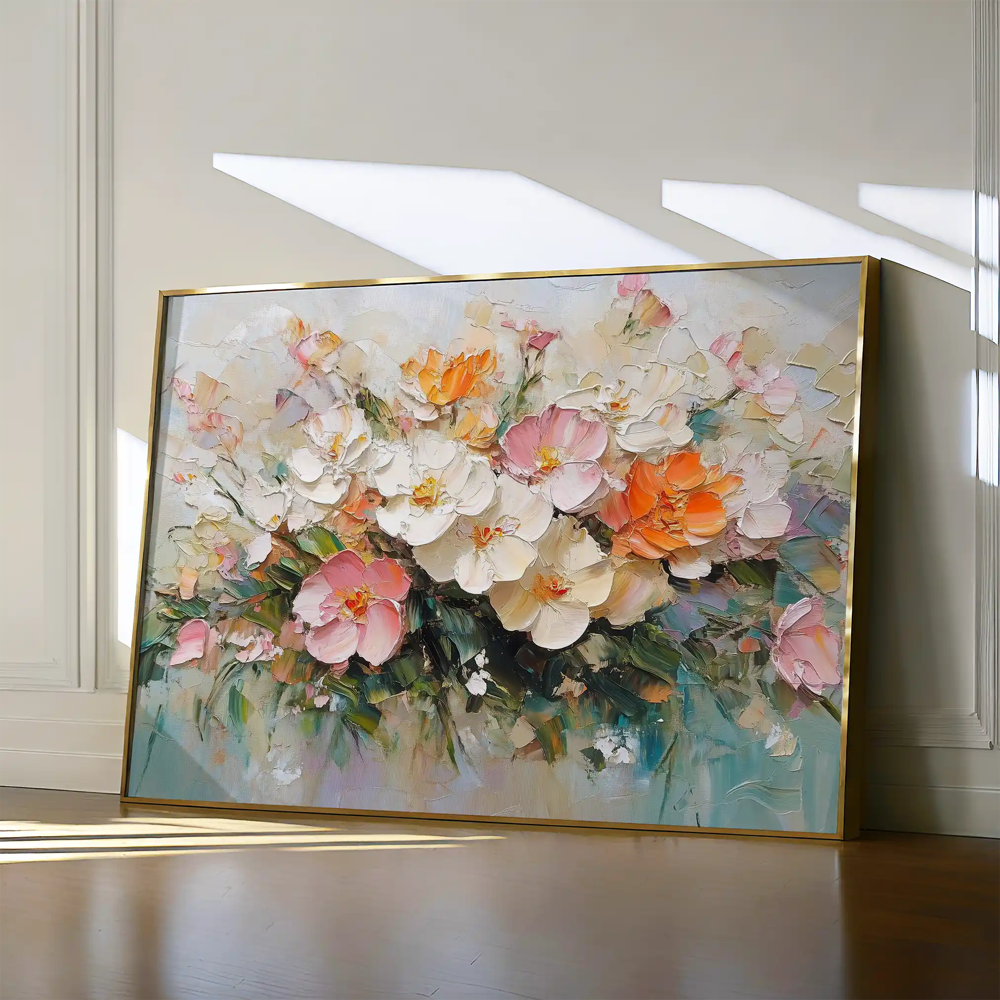 Floral Canvas Wall Art WAD1063-F 90 x 60 cm / Stretched on hidden frame
