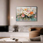 Floral Canvas Wall Art WAD1063-F 90 x 60 cm / Stretched on hidden frame