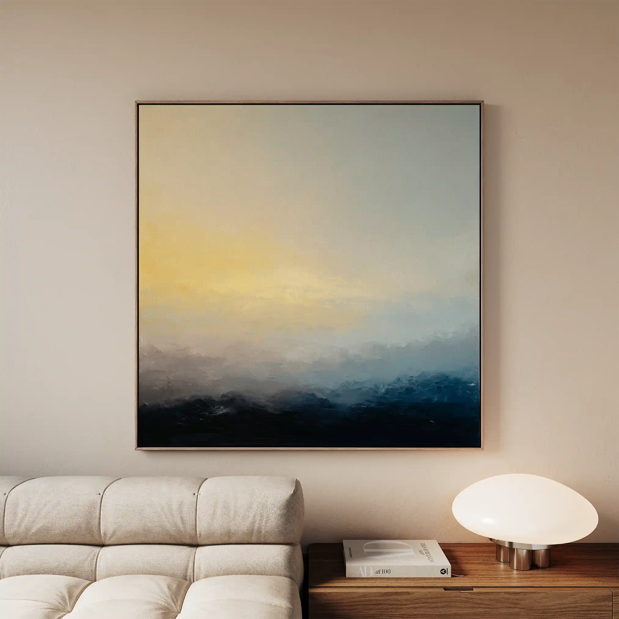 Abstract 1065 Canvas Art 60 x 60 cm / Stretched on hidden frame
