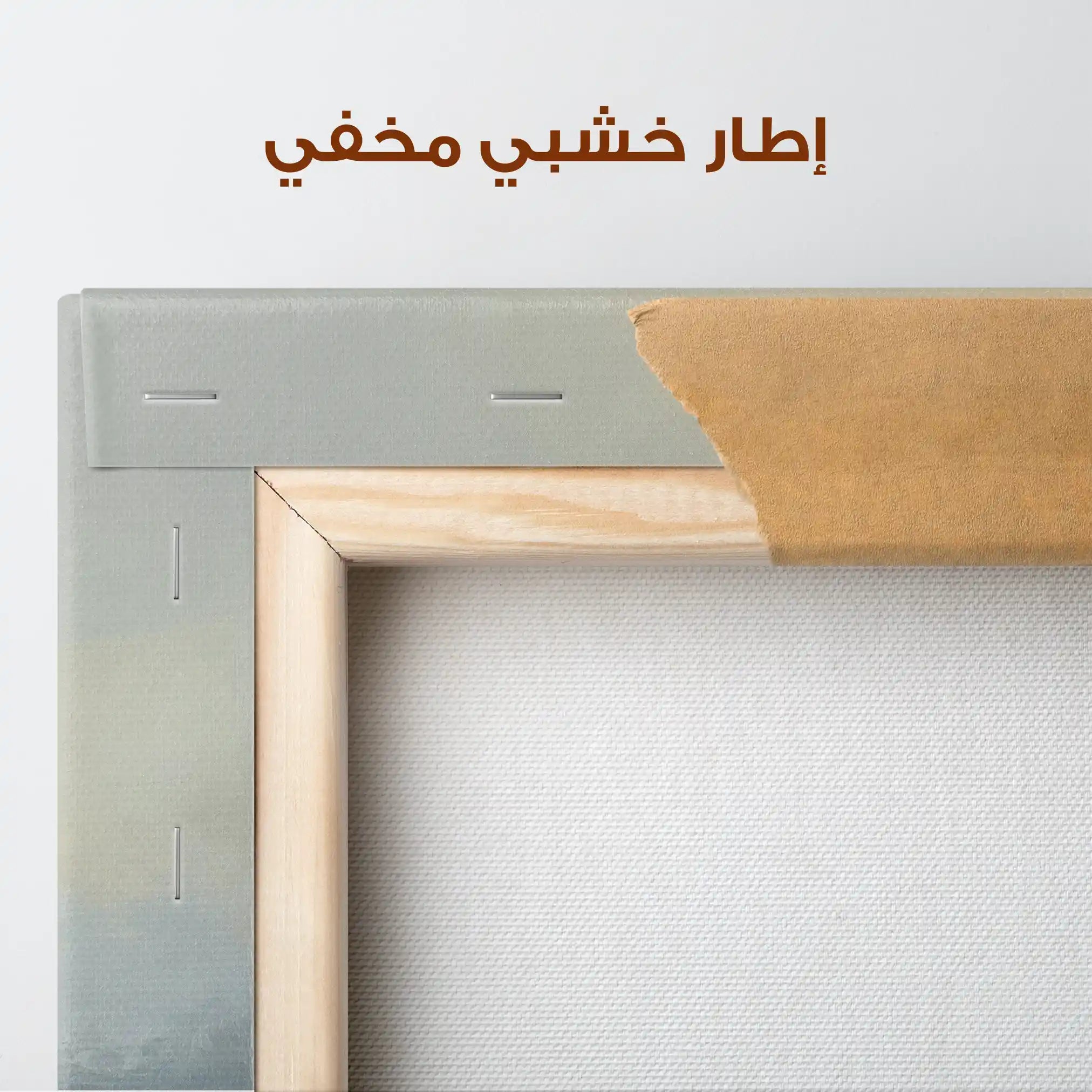 Abstract 1065 Canvas Art 60 x 60 cm / Stretched on hidden frame