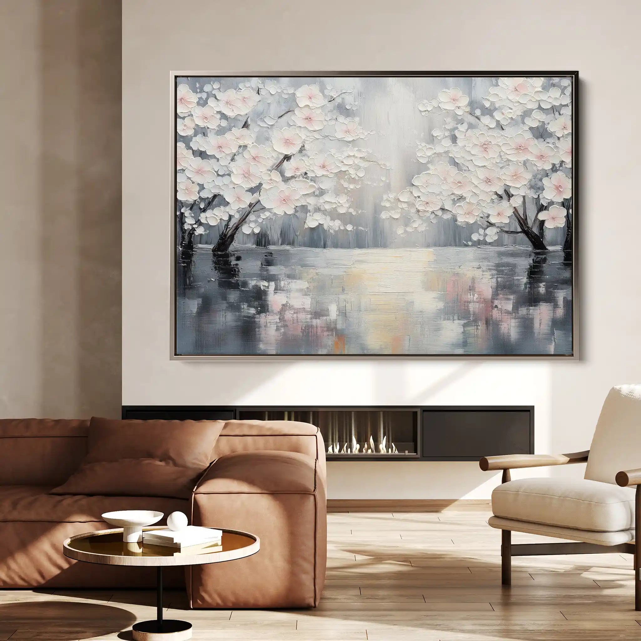 Floral Canvas Wall Art WAD1065-F 90 x 60 cm / Stretched on hidden frame