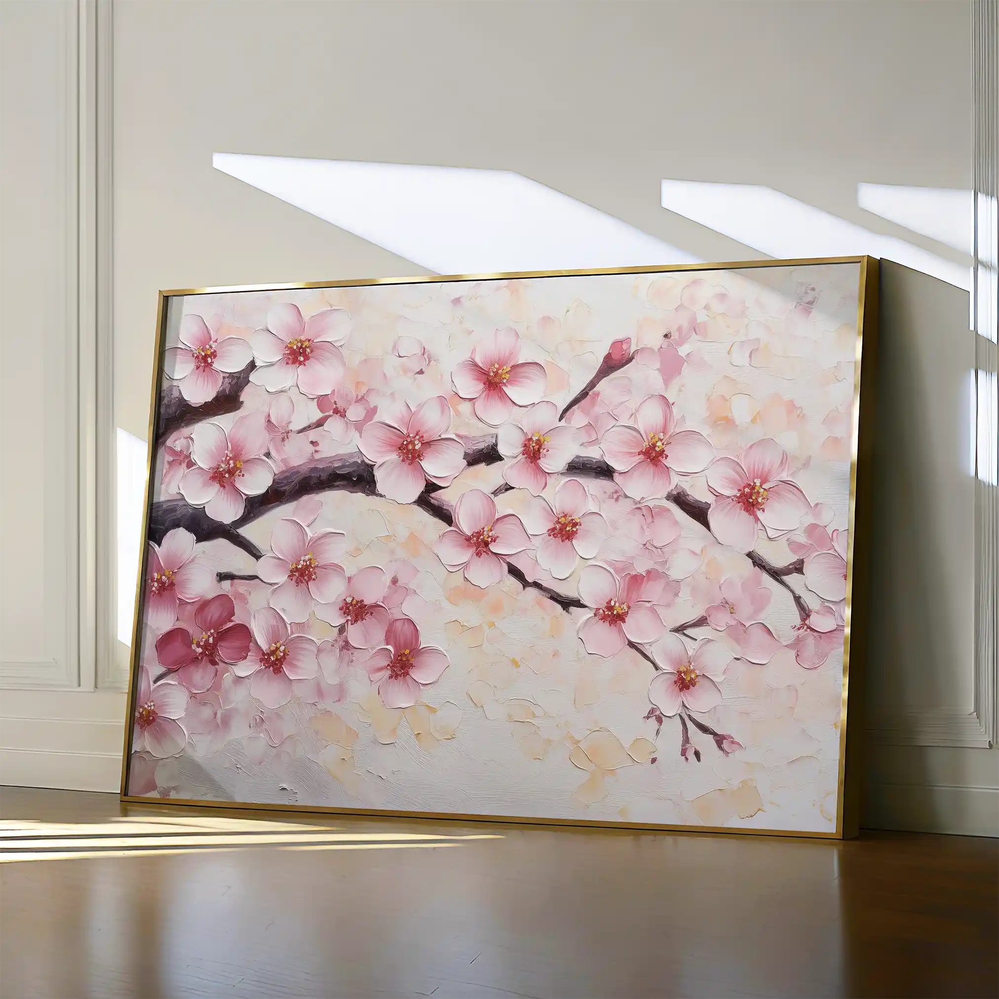 Floral Canvas Wall Art WAD1066-F 90 x 60 cm / Stretched on hidden frame