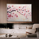 Floral Canvas Wall Art WAD1066-F 90 x 60 cm / Stretched on hidden frame