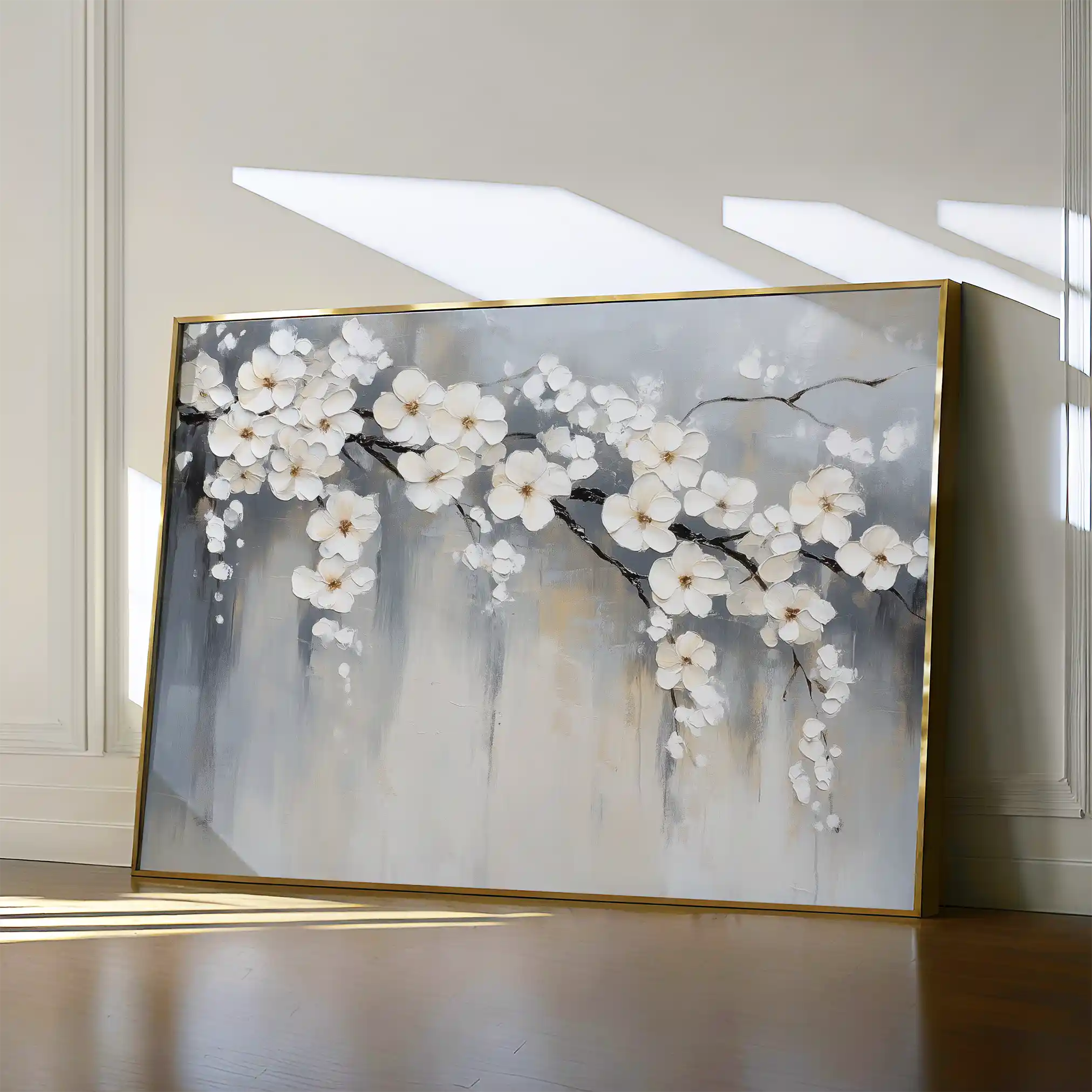 Floral Canvas Wall Art WAD1067-F 90 x 60 cm / Stretched on hidden frame