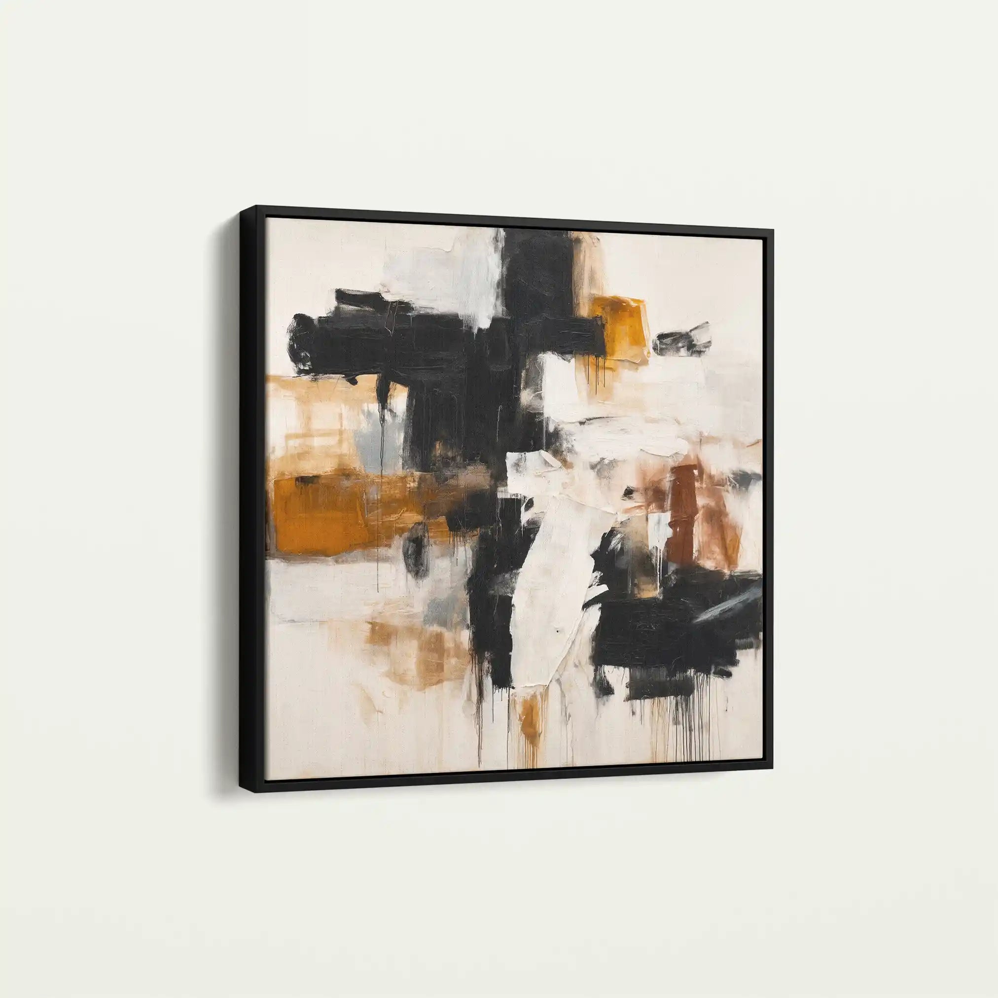 Abstract 1068 Canvas Art 60 x 60 cm / Stretched on hidden frame
