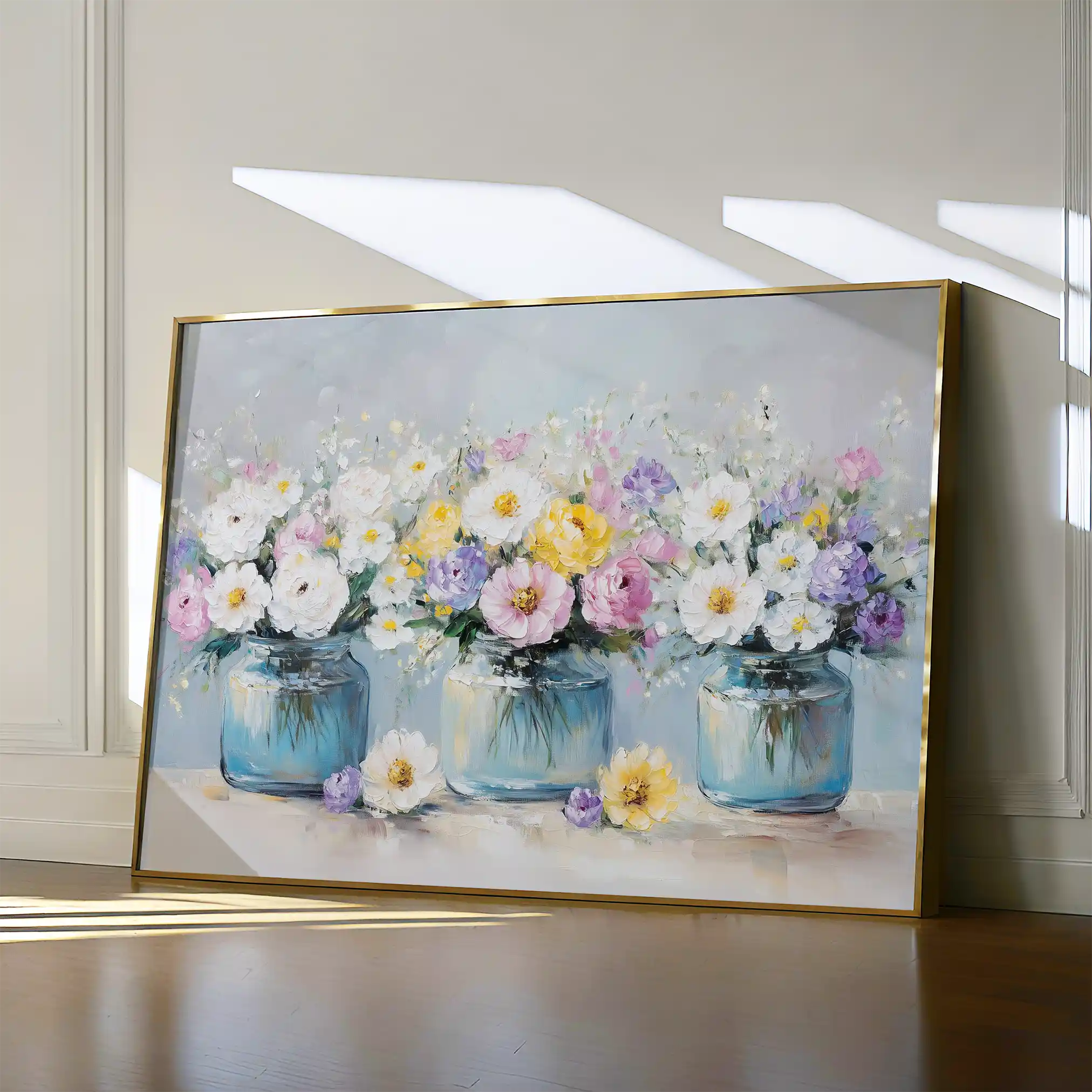 Floral Canvas Wall Art WAD1069-F 90 x 60 cm / Stretched on hidden frame