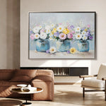 Floral Canvas Wall Art WAD1069-F 90 x 60 cm / Stretched on hidden frame