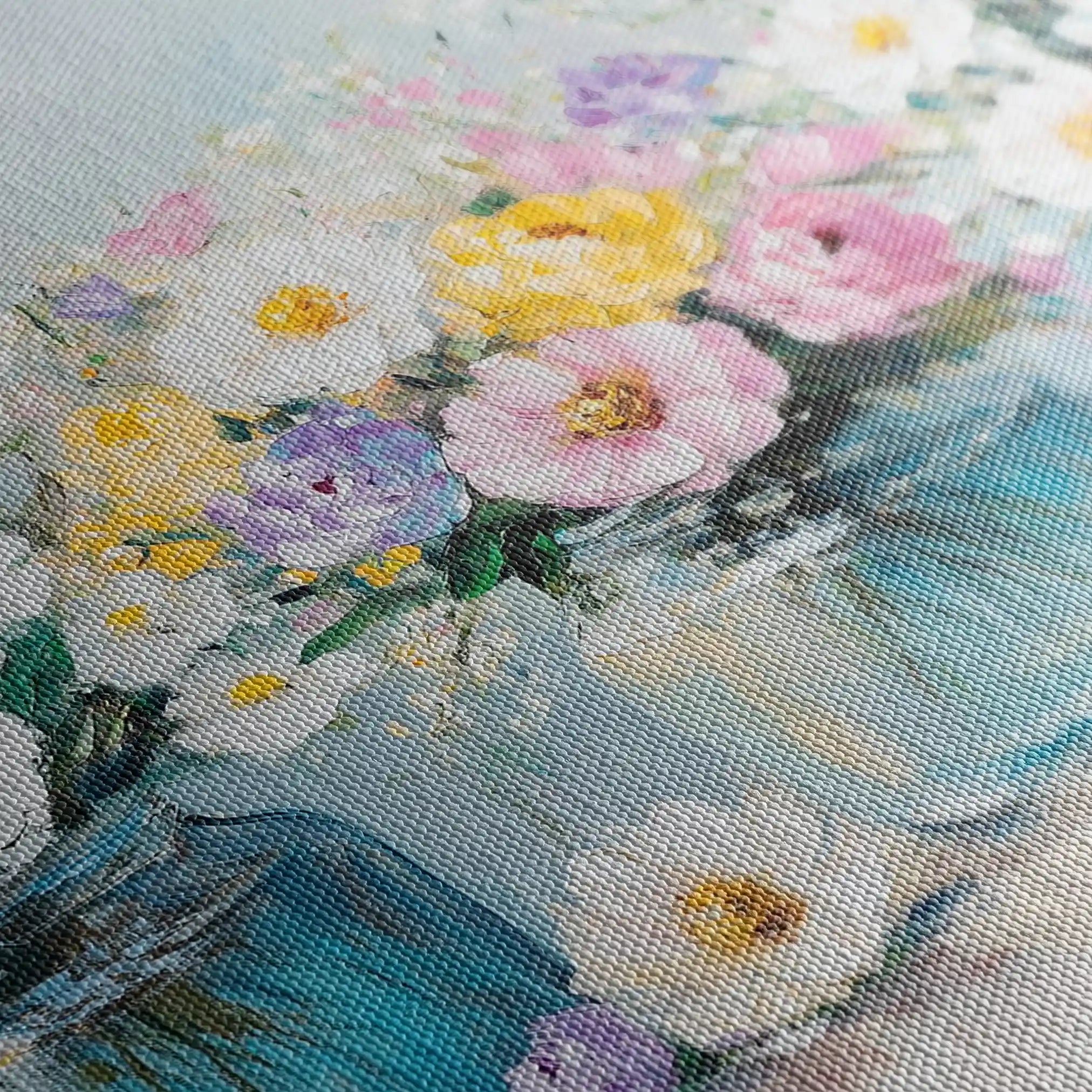 Floral Canvas Wall Art WAD1069-F 90 x 60 cm / Stretched on hidden frame