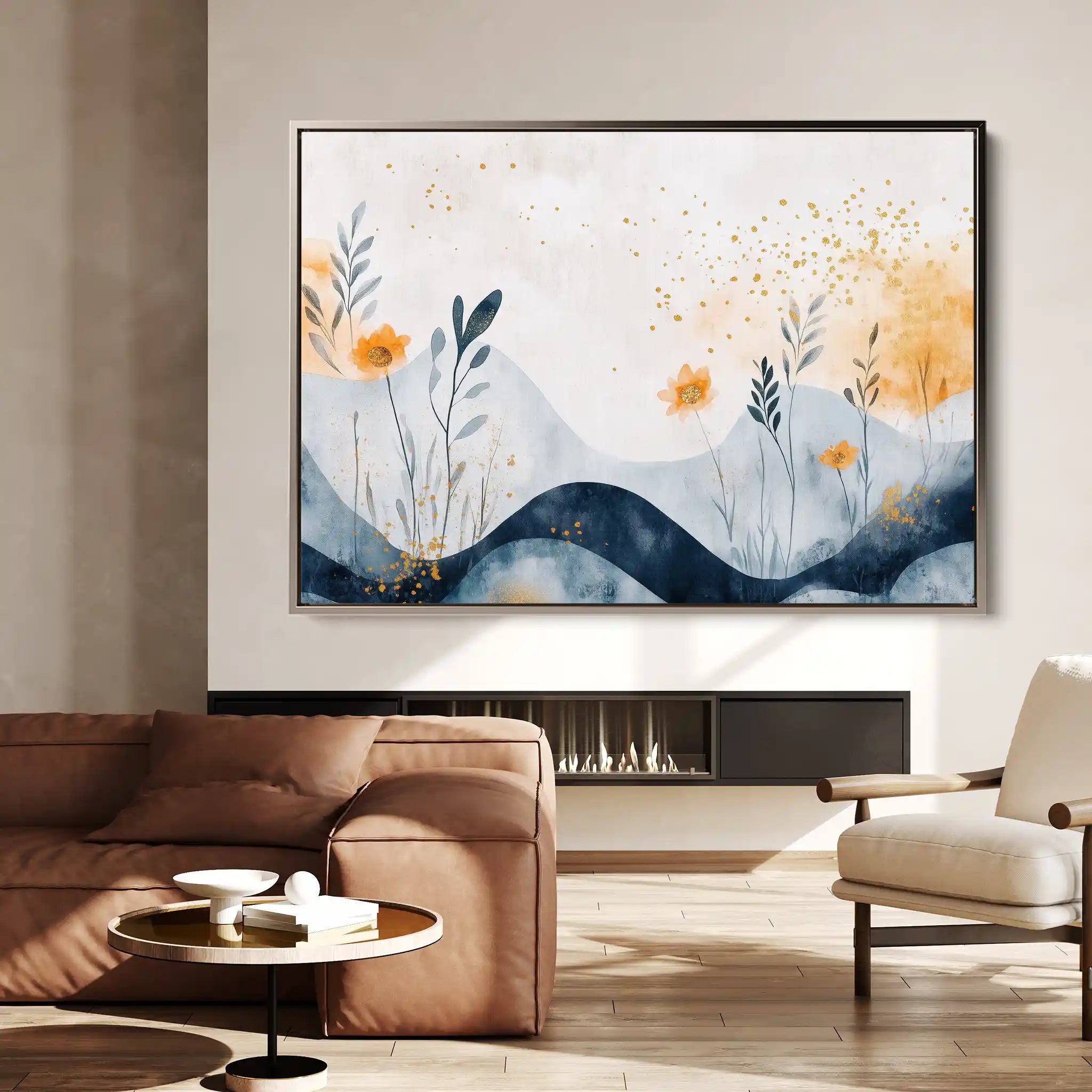 Boho 107 Canvas Art 90 x 60 cm / Stretched on hidden frame