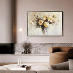 Floral Canvas Wall Art WAD107-F 90 x 60 cm / Stretched on hidden frame