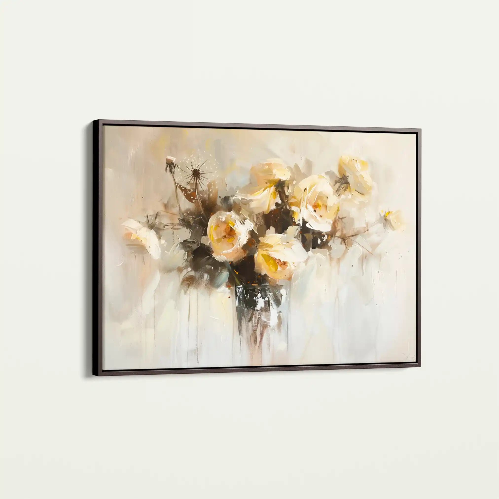 Floral Canvas Wall Art WAD107-F 90 x 60 cm / Stretched on hidden frame