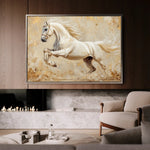 Horses 107 Canvas Art 90 x 60 cm / Stretched on hidden frame
