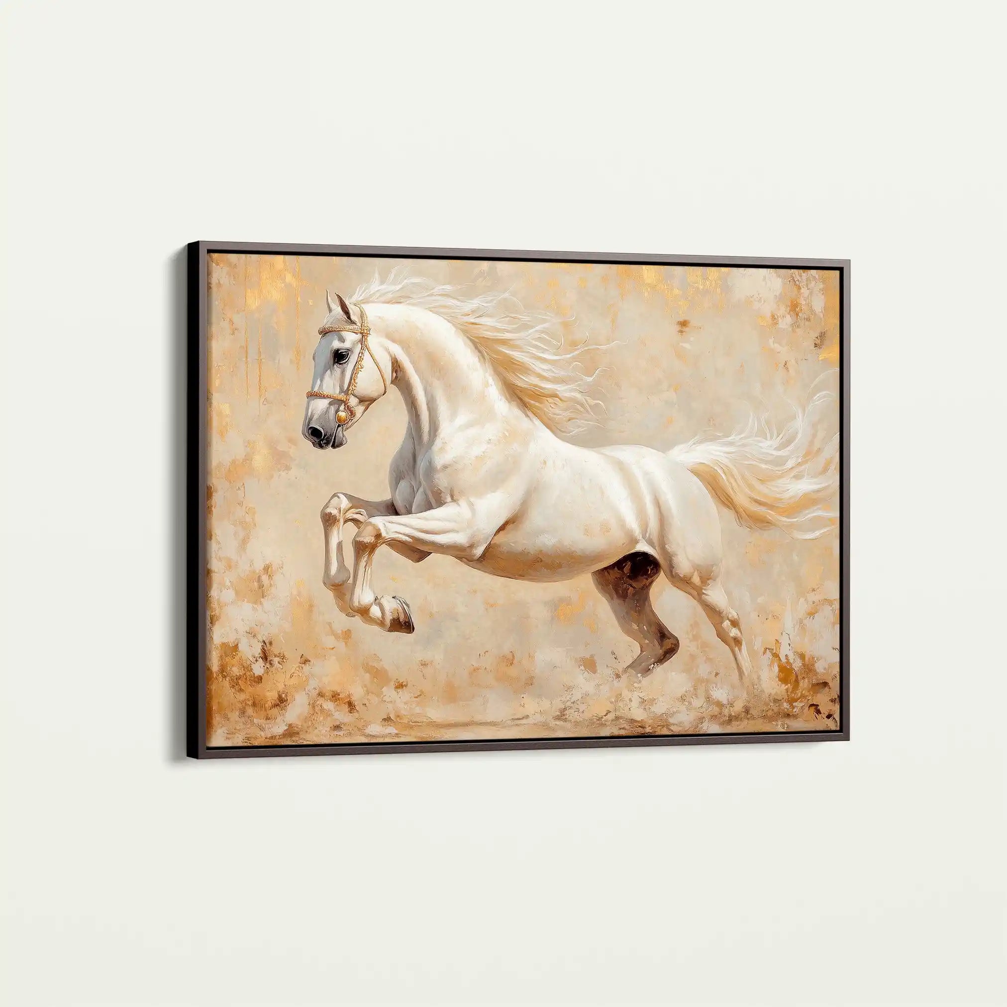 Horses 107 Canvas Art 90 x 60 cm / Stretched on hidden frame