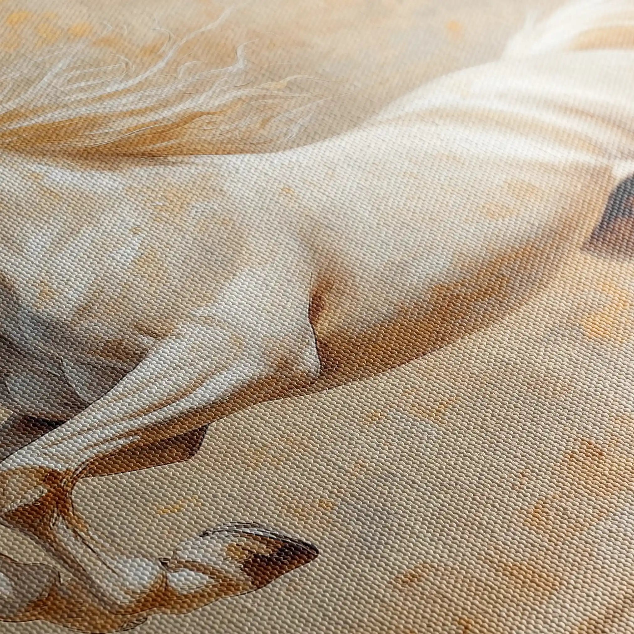 Horses 107 Canvas Art 90 x 60 cm / Stretched on hidden frame