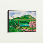 Landscape 107 Canvas Art 90 x 60 cm / Stretched on hidden frame