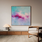 Abstract 1070 Canvas Art 60 x 60 cm / Stretched on hidden frame