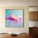 Abstract 1070 Canvas Art 60 x 60 cm / Stretched on hidden frame