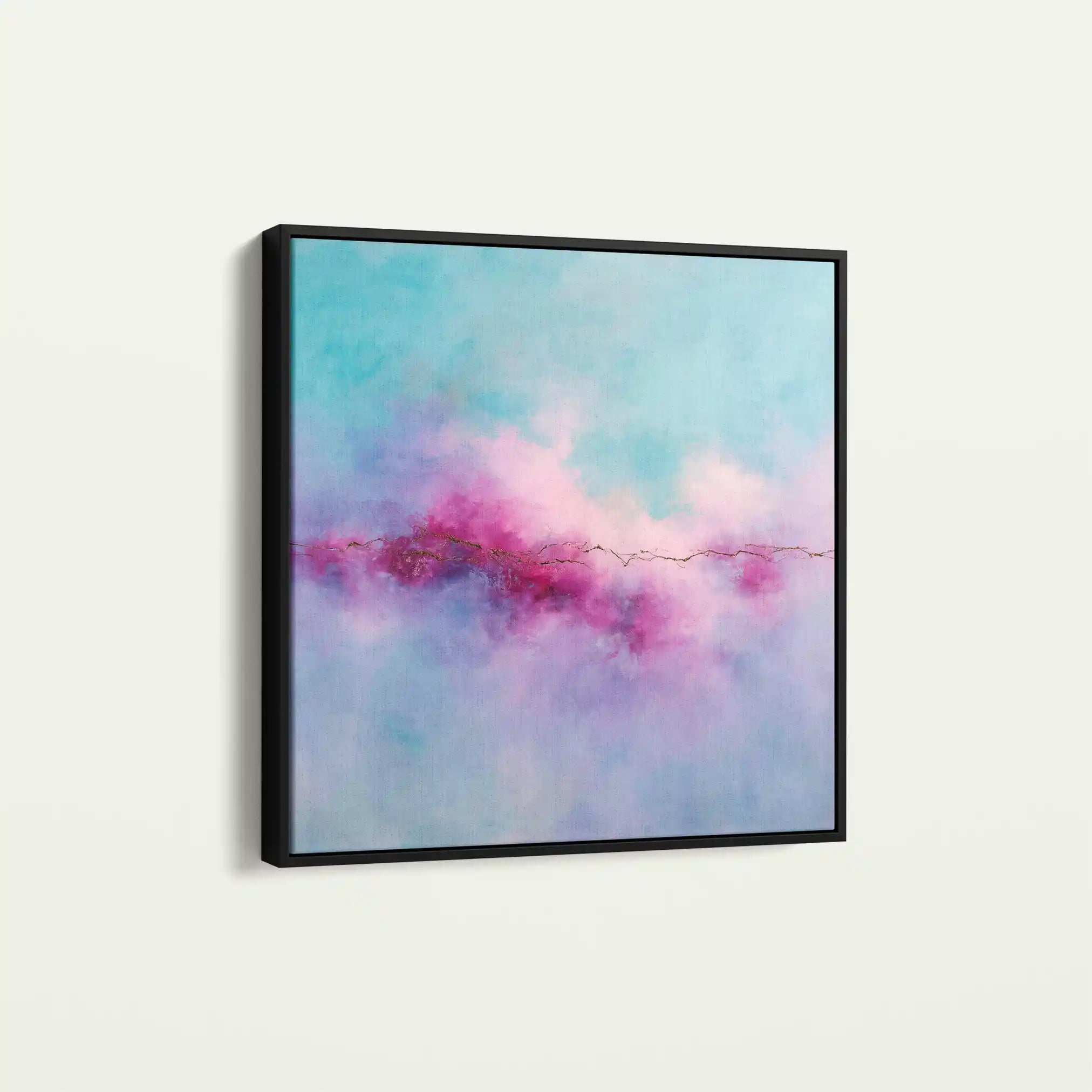 Abstract 1070 Canvas Art 60 x 60 cm / Stretched on hidden frame