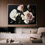 Floral Canvas Wall Art WAD1070-F 90 x 60 cm / Stretched on hidden frame